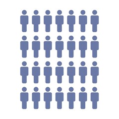 group of people illustration vector,man icon.