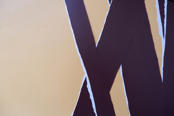 やぶれたカラー紙、紙素材、wear out color papers, color paper materials for banner, background and wall paper design.	
