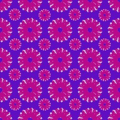 seamless pattern with flowers design