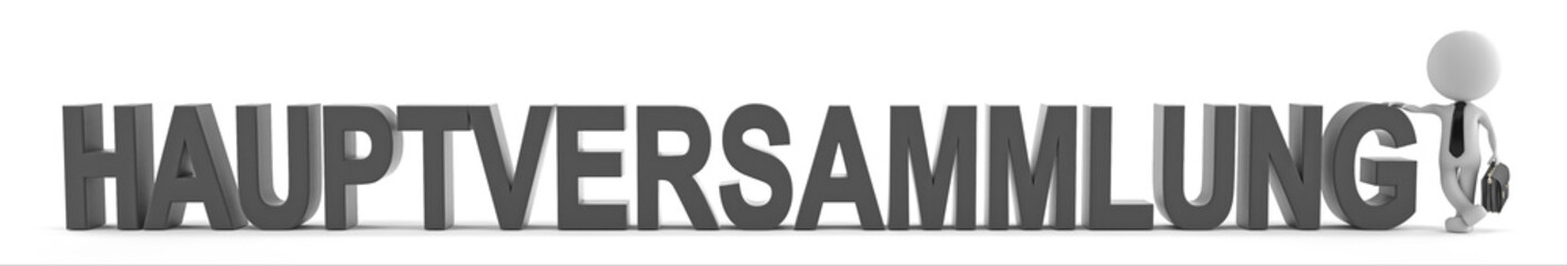 Hauptversammlung Überschrift für Homepage zum Thema Börse und Geldanlage
