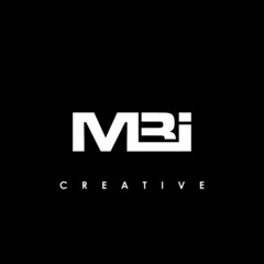 MBI Letter Initial Logo Design Template Vector Illustration