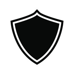 Shield Icon in trendy flat style isolated on grey background. Shield symbol for your web site design, logo,