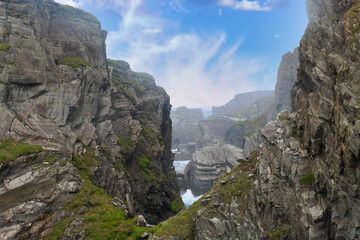 Mizen Head Sheep's Head Peninsula West Cork Ireland lighthouse cliffs rocks  landmark sunset wild Atlantic