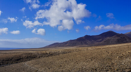 Wanderweg bei Morro Jable auf Fuerteventura