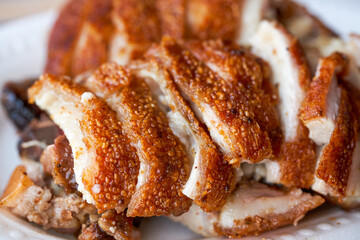 Classical Chinese Cantonese Cuisine, Crispy Roast Pork