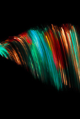  multicolored curve light lines