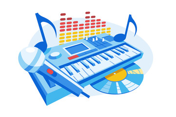 Modern electronic musical instrument