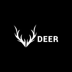 Deer logo icon vector template.