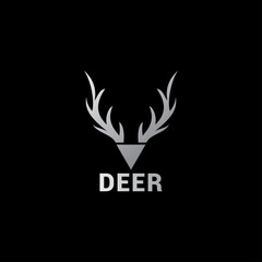 Deer logo icon vector template.
