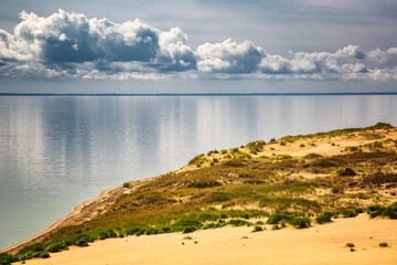 view of the sea and dunes
