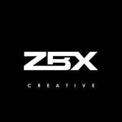 ZBX Letter Initial Logo Design Template Vector Illustration