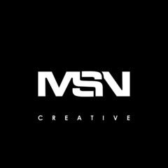 MSN Letter Initial Logo Design Template Vector Illustration