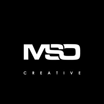 MSO Letter Initial Logo Design Template Vector Illustration
