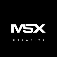 MSX Letter Initial Logo Design Template Vector Illustration