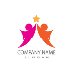 People Icon work group Vector illustration design