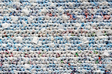 Knitted bath mat, room mat, handmade