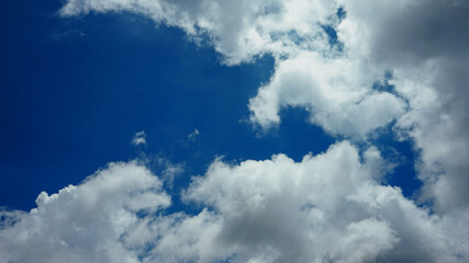 blue sky with clouds