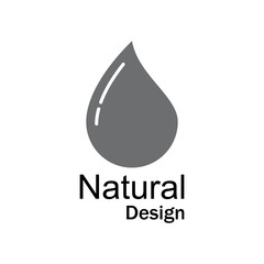 Water drop Logo Template vector illustration design