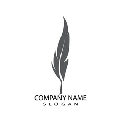 Feathers Logo Template vector symbol nature