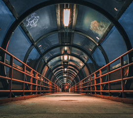 tunnel in the city Miami Florida usa bridge 