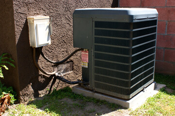 Air conditioner unit outside of home