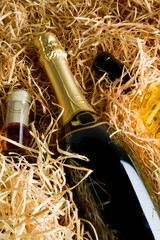 wine bottles in excelsior