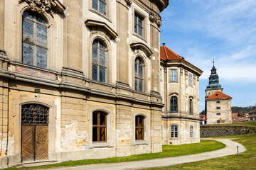 Fototapeta na wymiar baroque monastery Plasy near Plzen, Czech republic