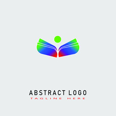 Abstract logo. Minimalist logo design. Creative logo. Beautiful and simple elements. - Vector