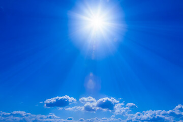 青空と太陽