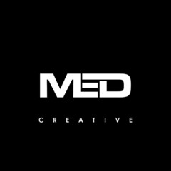 MED Letter Initial Logo Design Template Vector Illustration