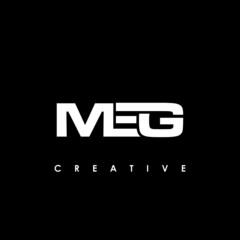 MEG Letter Initial Logo Design Template Vector Illustration