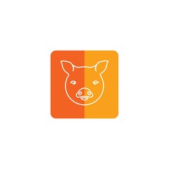 Pig heat icon