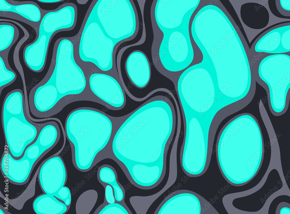 Aufkleber geometric seamless pattern from spots. abstract camo. print on textiles. template for design. vector