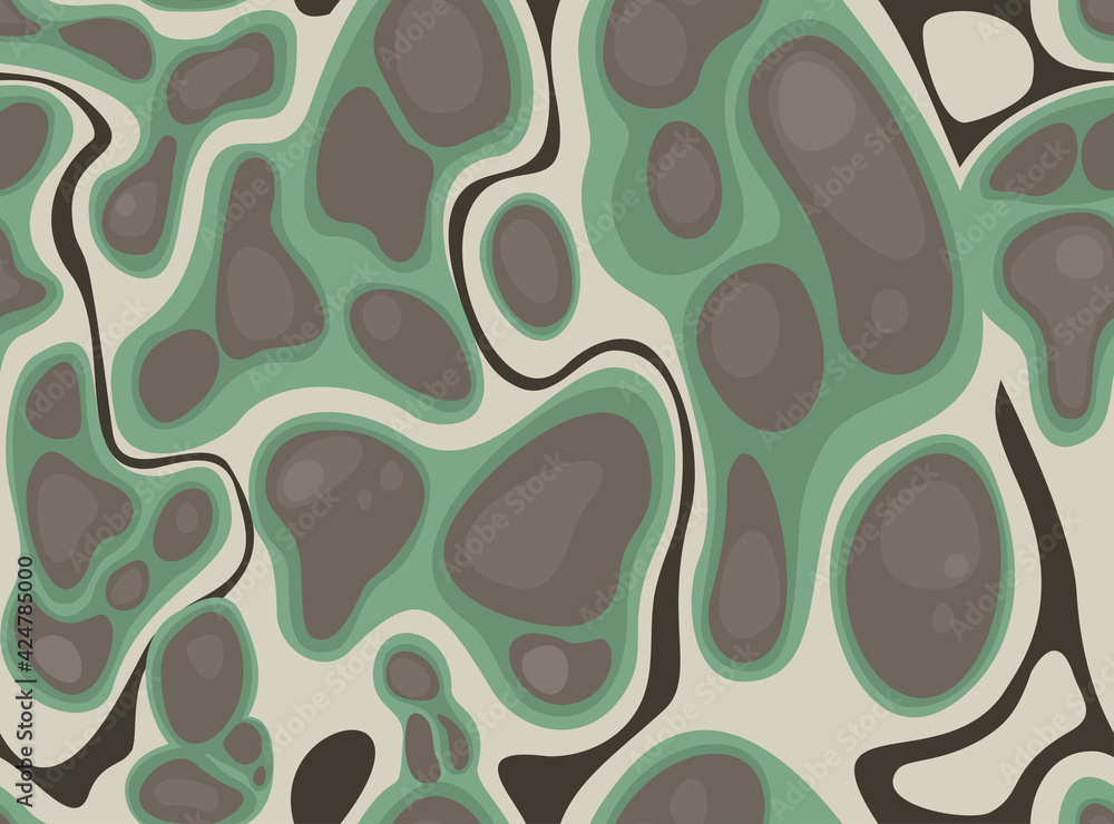 Poster seamless pattern from spots. water spots. abstract camo. print on fabric on textiles. template for d