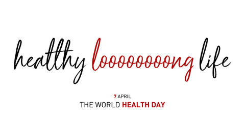 7 april world health day concept design vector illustration