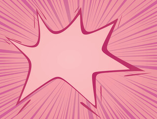 Retro comic speech bubble. vector