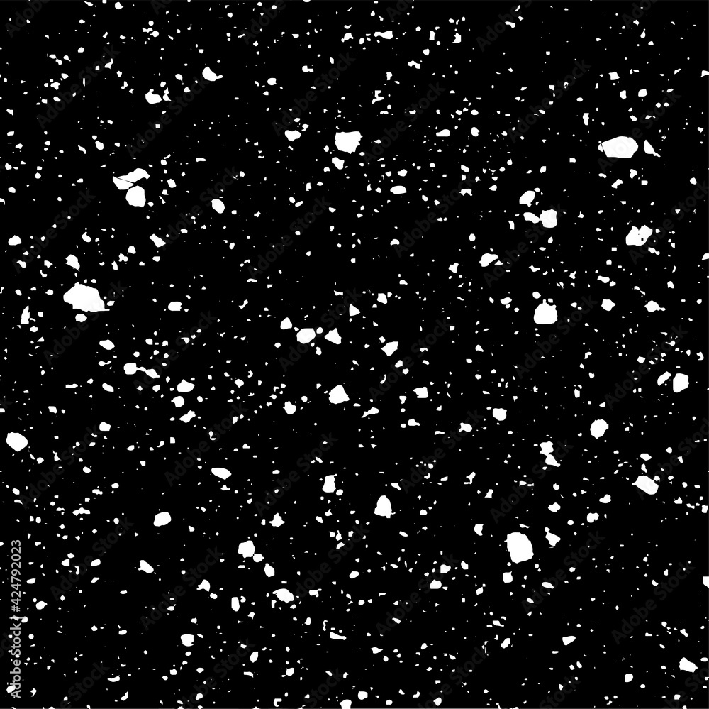 Aufkleber small uneven spots and particles of debris. abstract vector texture. distressed uneven background. g
