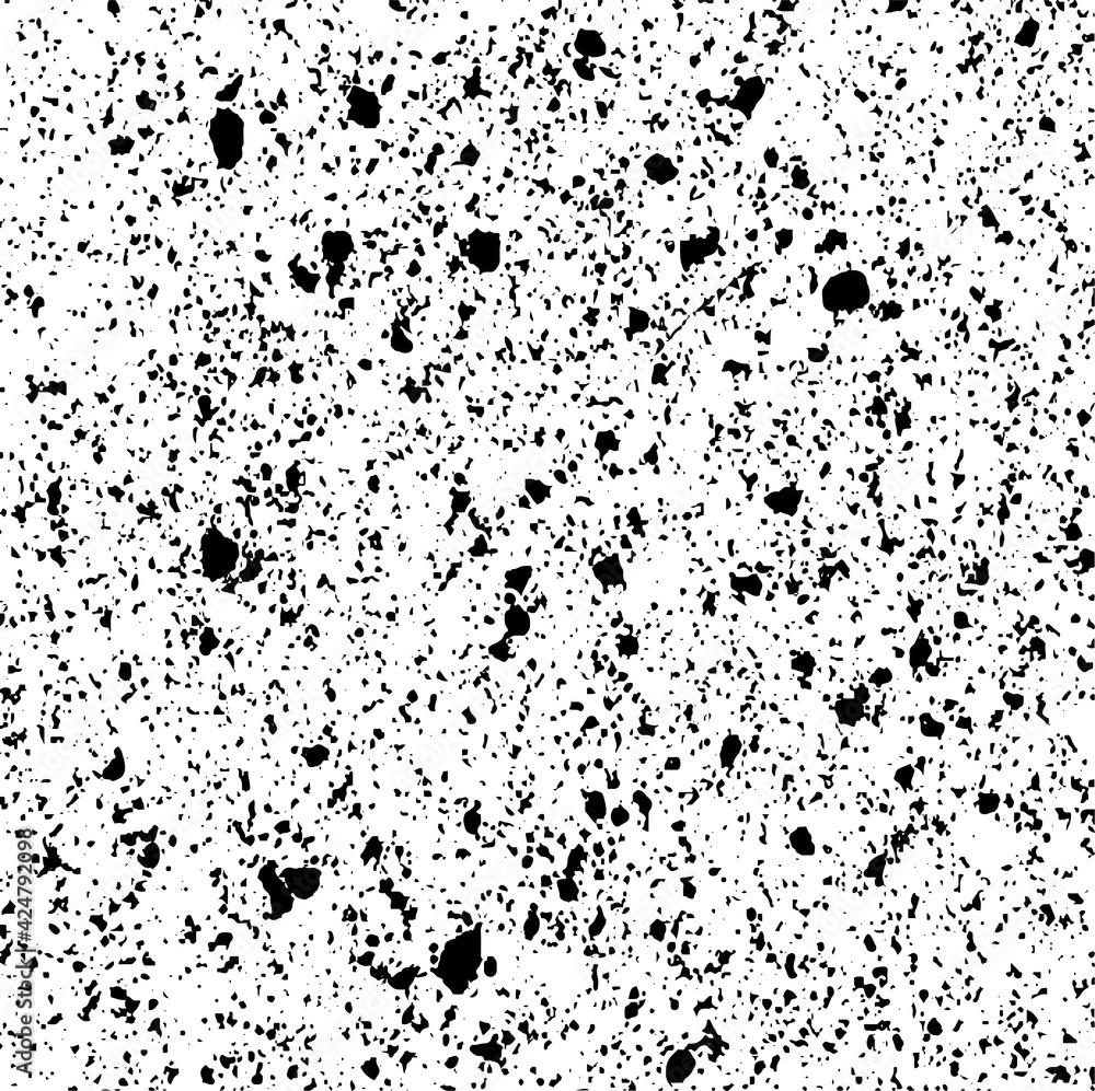 Aufkleber small uneven spots and particles of debris. abstract vector texture. distressed uneven background. g