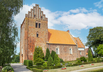 Fototapeta na wymiar Keldby kirke (Church) Møn Region Sjælland (Region Zealand) Denmark