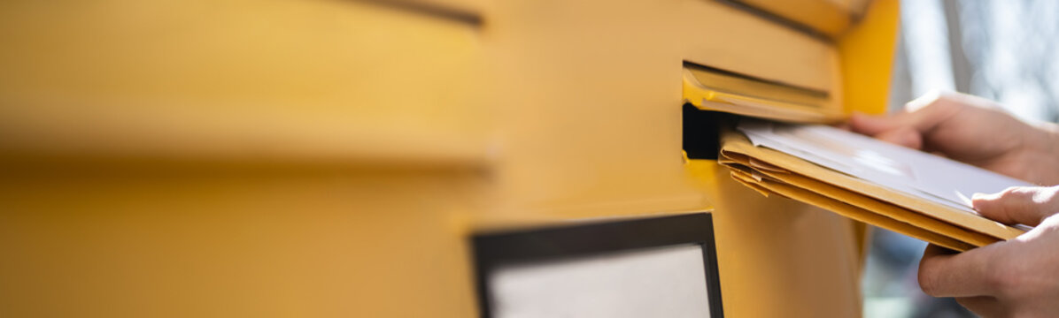 Letter In Envelope Or Document In Mailbox