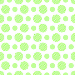Abstract Seamless Pattern Green Doodle Background Vector