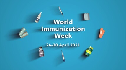 World Immunization Week 2021 reveal along with medicines - 24 April