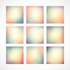 Naklejka premium Abstract colorful smooth blurred vector background for design.