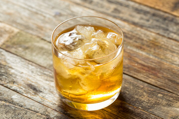 Refreshing Boozy Scotch Godfather Cocktail