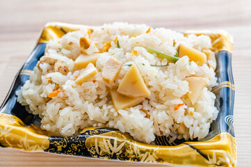 たけのこのおこわ