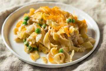 Homemade Cheesy Tuna Casserole