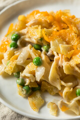 Homemade Cheesy Tuna Casserole