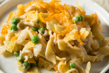 Homemade Cheesy Tuna Casserole