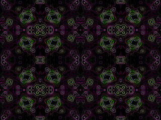 Abstract background with colorful geometric shaped decorative pattern, textured digital art, graphic design illustration wallpaper, seamless floral pattern with flowers