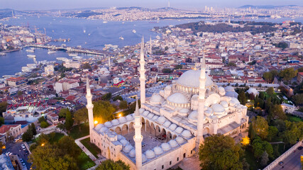 aerial view of the istanbul